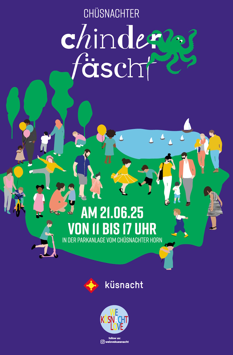 Chünachter Chinderfäscht 2025 Flyer hoch